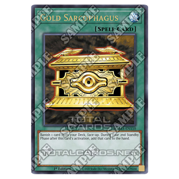 Yu-Gi-Oh! Gold Sarcophagus buy By Konami (Pharaoh's Rare)