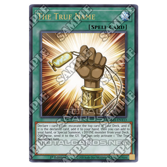 Yu-Gi-Oh! - Magnificent Mavens - The True Name (Pharaoh's Rare) MAMA-E Yu-Gi-Oh! - Magnificent Mavens - The True Name (Pharaoh's Rare) MAMA-E