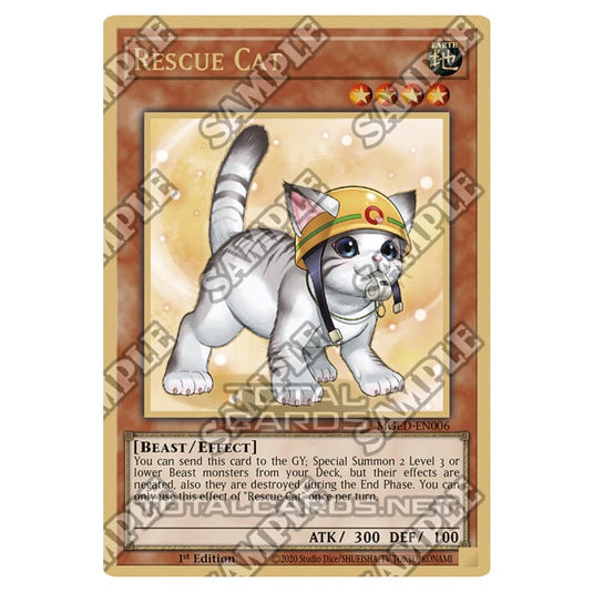 Yu-Gi-Oh! - Maximum Gold - El Dorado - Rescue Cat (alternate art) (Premium Gold Rare) MGED-EN006A