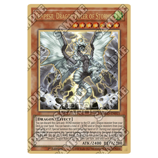 Yu-Gi-Oh! - Maximum Gold - El Dorado - Tempest, Dragon Ruler of Storms (Premium Gold Rare) MGED-EN011