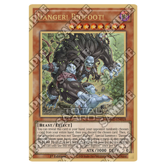 Yu-Gi-Oh! - Maximum Gold - El Dorado - Danger! Bigfoot! (Premium Gold Rare) MGED-EN018