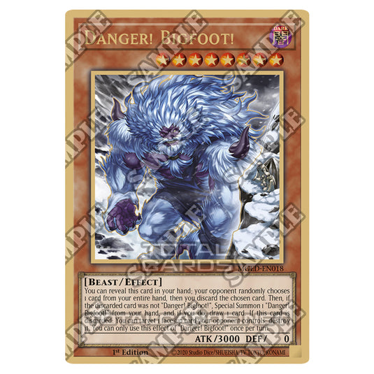 Yu-Gi-Oh! - Maximum Gold - El Dorado - Danger! Bigfoot! (alternate art) (Premium Gold Rare) MGED-EN018A