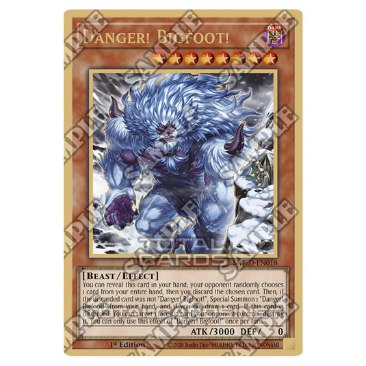 Yu-Gi-Oh! - Maximum Gold - El Dorado - Danger! Bigfoot! (alternate art Yu-Gi-Oh! - Maximum Gold - El Dorado - Danger! Bigfoot! (alternate art