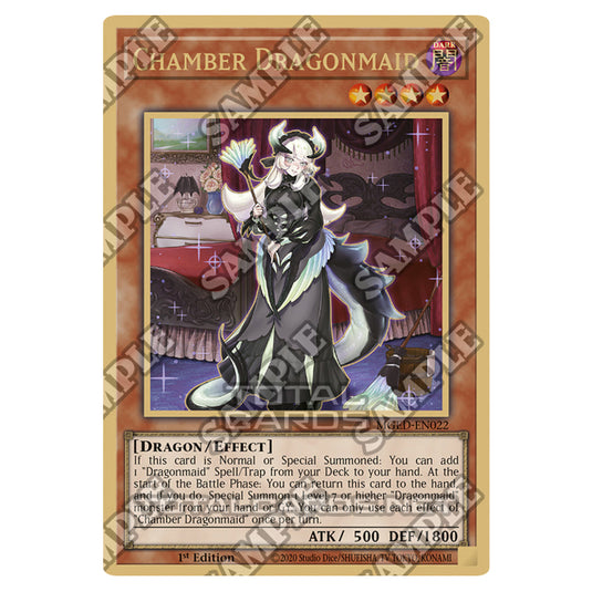Yu-Gi-Oh! - Maximum Gold - El Dorado - Chamber Dragonmaid (Premium Gold Rare) MGED-EN022