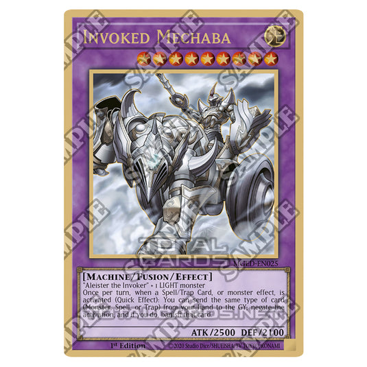 Yu-Gi-Oh! - Maximum Gold - El Dorado - Invoked Mechaba (Premium Gold Rare) MGED-EN025