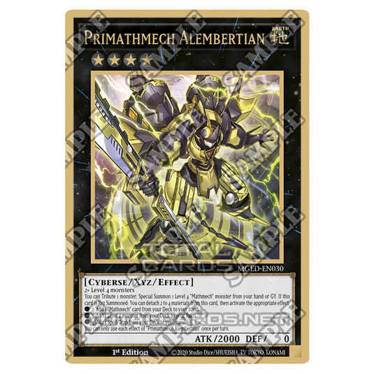 Yu-Gi-Oh! - Maximum Gold - El Dorado - Primathmech Alembertian (Premium Gold Rare) MGED-EN030