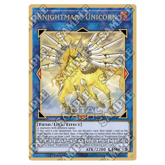 Yu-Gi-Oh! - Maximum Gold - El Dorado - Knightmare Unicorn (Premium Gold Rare) MGED-EN034