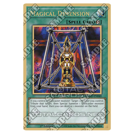 Yu-Gi-Oh! - Maximum Gold - El Dorado - Magical Dimension (Premium Gold Rare) MGED-EN040