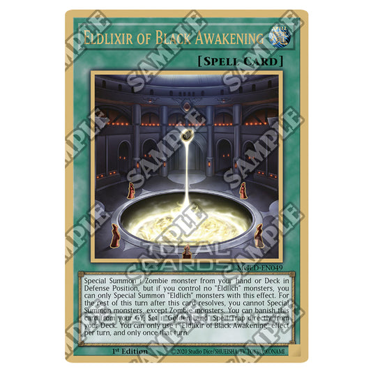 Yu-Gi-Oh! - Maximum Gold - El Dorado - Eldlixir of Black Awakening (Premium Gold Rare) MGED-EN049
