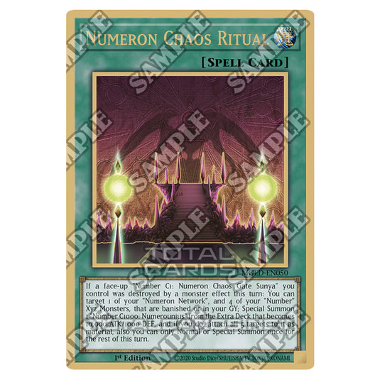 Yu-Gi-Oh! - Maximum Gold - El Dorado - Numeron Chaos Ritual (Premium Gold Rare) MGED-EN050