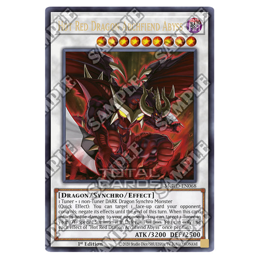 Yu-Gi-Oh! - Maximum Gold - El Dorado - Hot Red Dragon Archfiend Abyss (Rare) MGED-EN068