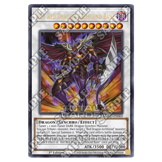 Yu-Gi-Oh! - Maximum Gold - El Dorado - Hot Red Dragon Archfiend Bane (Rare) MGED-EN069