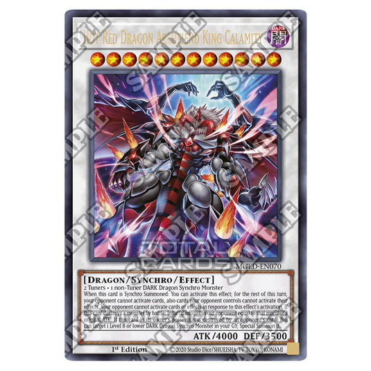 Yu-Gi-Oh! - Maximum Gold - El Dorado - Hot Red Dragon Archfiend King Calamity (Rare) MGED-EN070