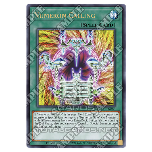 Yu-Gi-Oh! - Maximum Gold - El Dorado - Numeron Calling (Rare) MGED-EN088