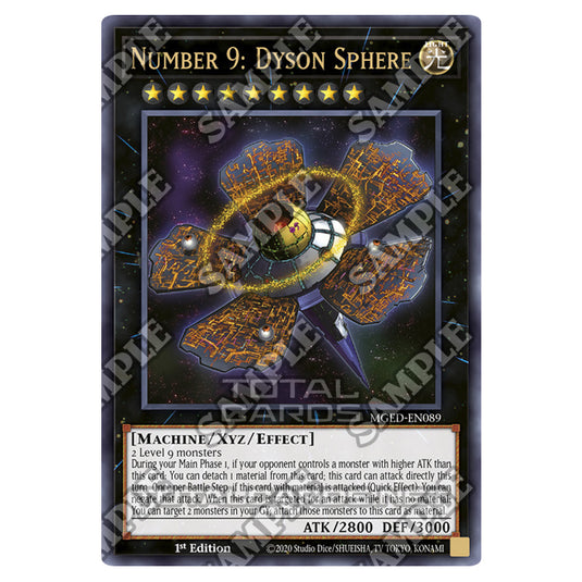 Yu-Gi-Oh! - Maximum Gold - El Dorado - Number 9: Dyson Sphere (Rare) MGED-EN089