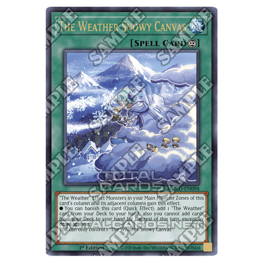 Yu-Gi-Oh! - Maximum Gold - El Dorado - The Weather Snowy Canvas (Rare) Yu-Gi-Oh! - Maximum Gold - El Dorado - The Weather Snowy Canvas (Rare)