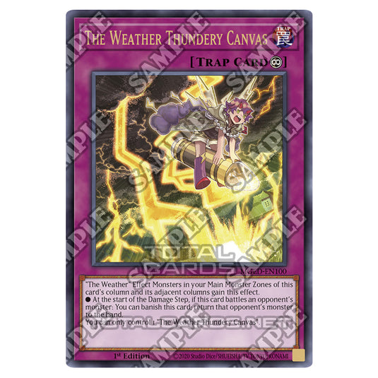 Yu-Gi-Oh! - Maximum Gold - El Dorado - The Weather Thundery Canvas (Rare) MGED-EN100