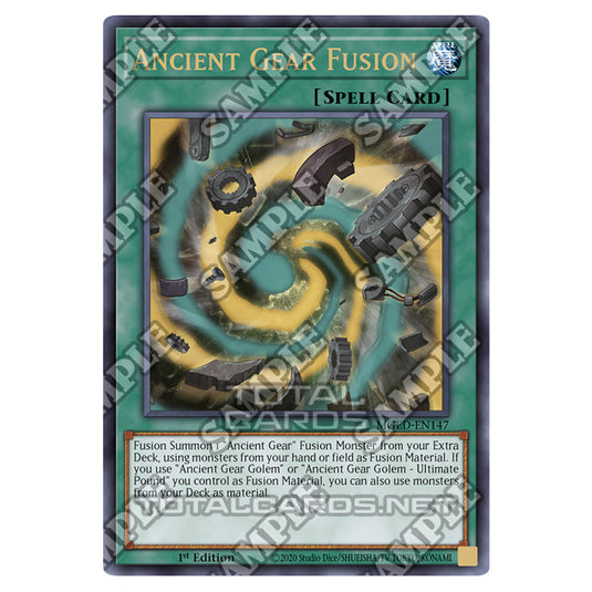 Yu-Gi-Oh! - Maximum Gold - El Dorado - Ancient Gear Fusion (Rare) MGED-EN147