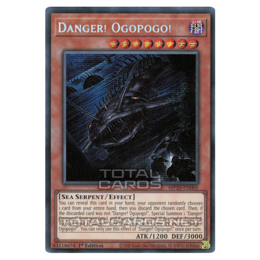 Yu-Gi-Oh! - 2020 Tin of Lost Memories - Danger! Ogopogo! (Prismatic Secret Rare) MP20-EN001