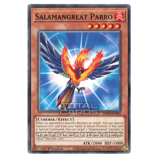 Yu-Gi-Oh! - 2020 Tin of Lost Memories - Salamangreat Parro (Common) MP20-EN003