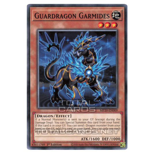 Yu-Gi-Oh! - 2020 Tin of Lost Memories - Guardragon Garmides (Common) MP20-EN009