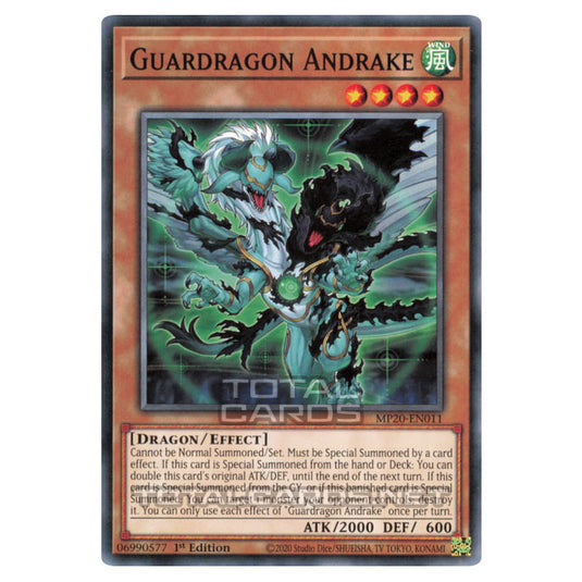 Yu-Gi-Oh! - 2020 Tin of Lost Memories - Guardragon Andrake (Common) MP20-EN011