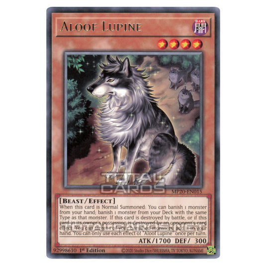 Yu-Gi-Oh! - 2020 Tin of Lost Memories - Aloof Lupine (Rare) MP20-EN015