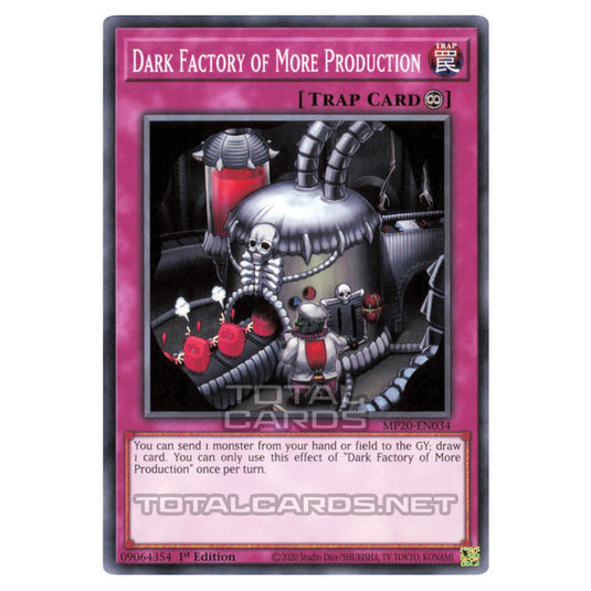 Yu-Gi-Oh! - 2020 Tin of Lost Memories - Dark Factory of More Production (Common) MP20-EN034