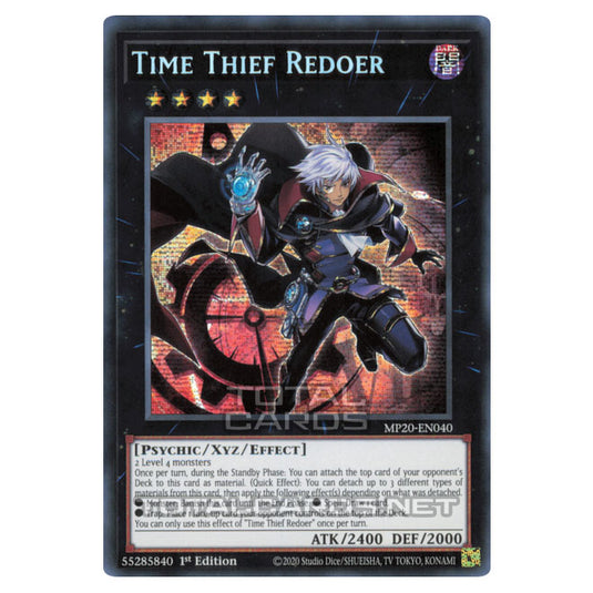 Yu-Gi-Oh! - 2020 Tin of Lost Memories - Time Thief Redoer (Prismatic Secret Rare) MP20-EN040