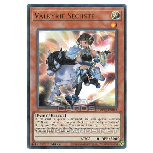 Yu-Gi-Oh! - 2020 Tin of Lost Memories - Valkyrie Sechste (Ultra Rare) MP20-EN043