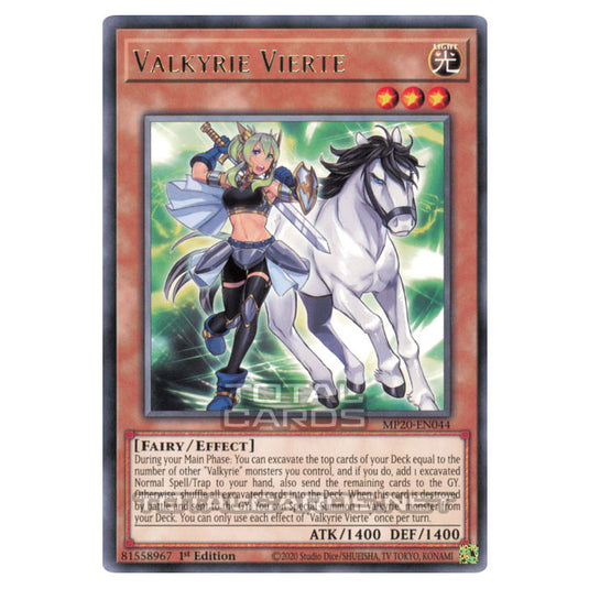 Yu-Gi-Oh! - 2020 Tin of Lost Memories - Valkyrie Vierte (Rare) MP20-EN044