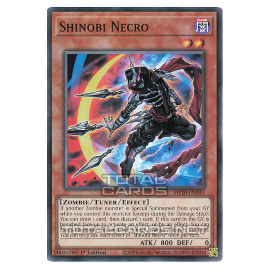 Yu-Gi-Oh! - 2020 Tin of Lost Memories - Shinobi Necro (Super Rare) MP20-EN049