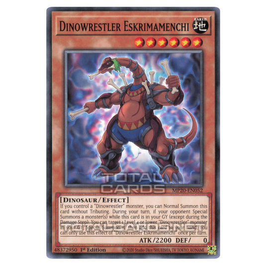 Yu-Gi-Oh! - 2020 Tin of Lost Memories - Dinowrestler Eskrimamenchi (Common) MP20-EN052