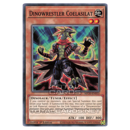 Yu-Gi-Oh! - 2020 Tin of Lost Memories - Dinowrestler Coelasilat (Common) MP20-EN053