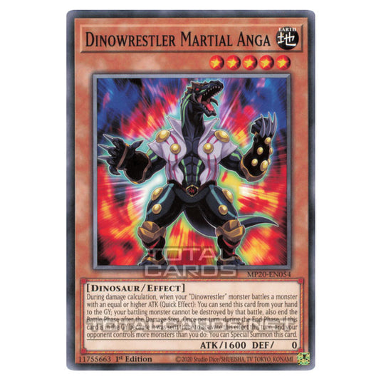 Yu-Gi-Oh! - 2020 Tin of Lost Memories - Dinowrestler Martial Anga (Common) MP20-EN054