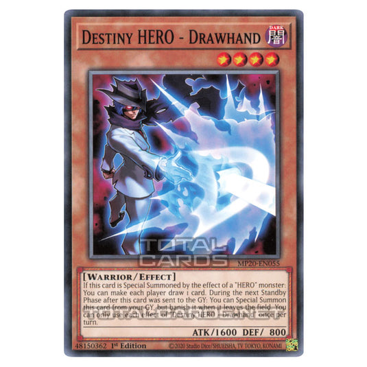 Yu-Gi-Oh! - 2020 Tin of Lost Memories - Destiny HERO - Drawhand (Common) MP20-EN055