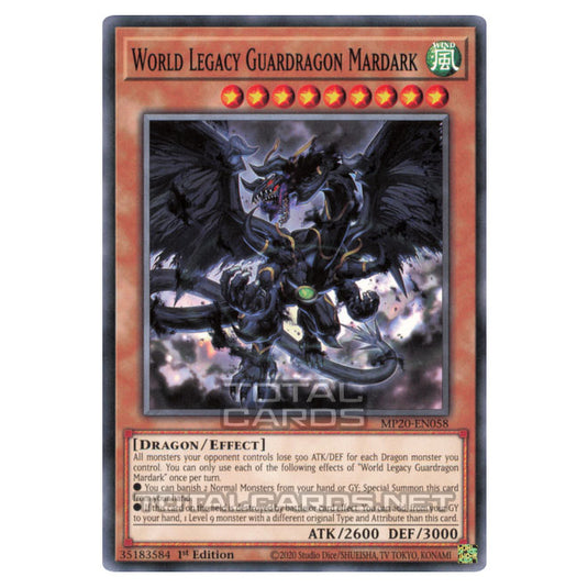 Yu-Gi-Oh! - 2020 Tin of Lost Memories - World Legacy Guardragon Mardark (Common) MP20-EN058