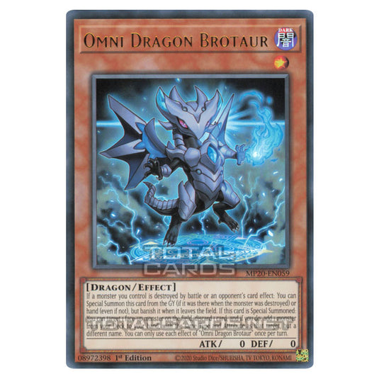 Yu-Gi-Oh! - 2020 Tin of Lost Memories - Omni Dragon Brotaur (Ultra Rare) MP20-EN059