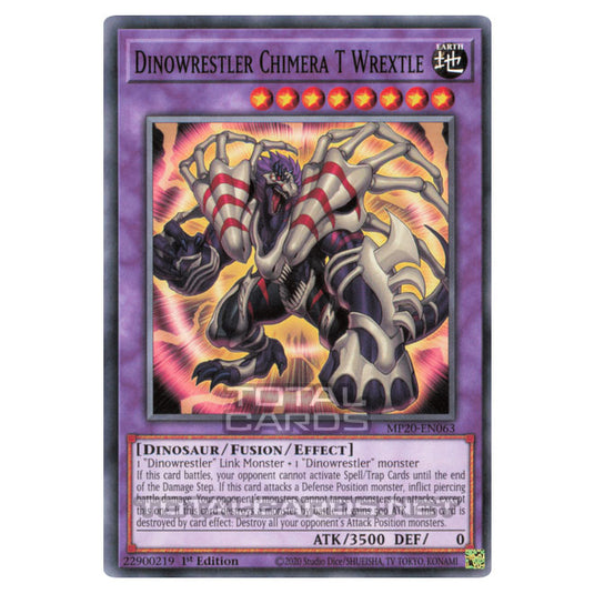 Yu-Gi-Oh! - 2020 Tin of Lost Memories - Dinowrestler Chimera T Wrextle (Common) MP20-EN063