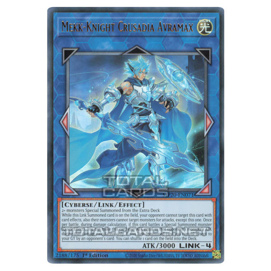 Yu-Gi-Oh! - 2020 Tin of Lost Memories - Mekk-Knight Crusadia Avramax (Ultra Rare) MP20-EN071