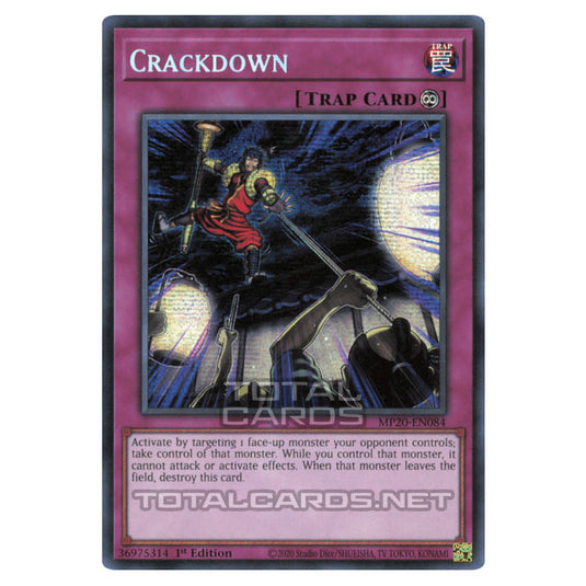 Yu-Gi-Oh! - 2020 Tin of Lost Memories - Crackdown (Prismatic Secret Rare) MP20-EN084