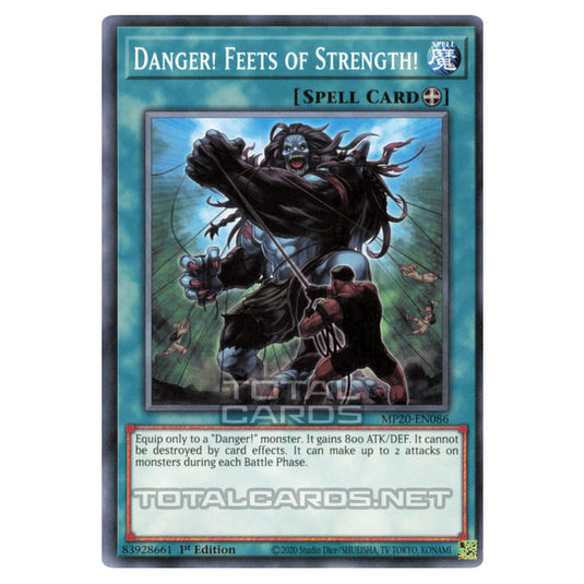 Yu-Gi-Oh! - 2020 Tin of Lost Memories - Danger! Feets of Strength! (Common) MP20-EN086