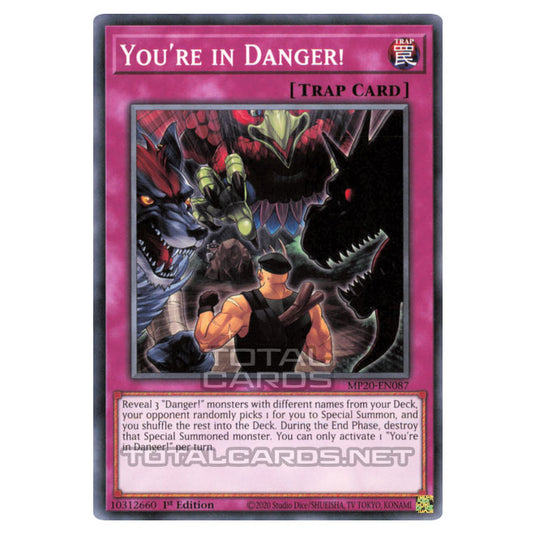 Yu-Gi-Oh! - 2020 Tin of Lost Memories - You're in Danger! (Common) MP20-EN087