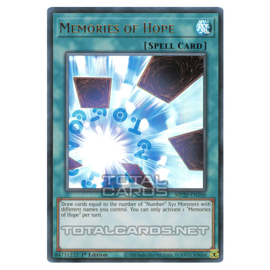 Yu-Gi-Oh! - 2020 Tin of Lost Memories - Memories of Hope (Ultra Rare) MP20-EN100