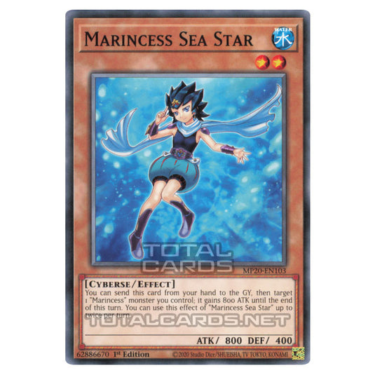 Yu-Gi-Oh! - 2020 Tin of Lost Memories - Marincess Sea Star (Common) MP20-EN103