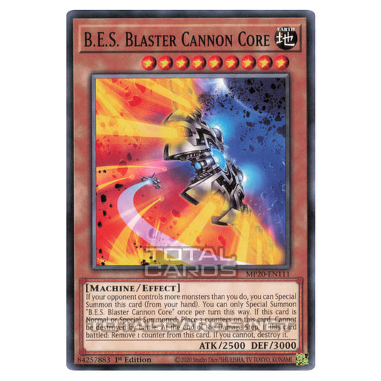 Yu-Gi-Oh! - 2020 Tin of Lost Memories - B.E.S. Blaster Cannon Core (Common) MP20-EN111