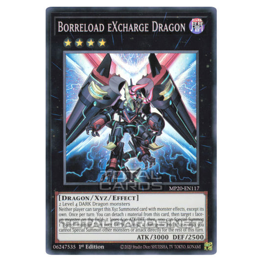 Yu-Gi-Oh! - 2020 Tin of Lost Memories - Borreload eXcharge Dragon (Super Rare) MP20-EN117