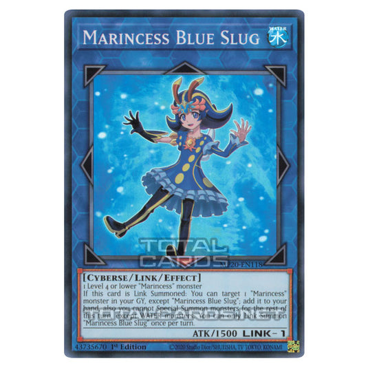 Yu-Gi-Oh! - 2020 Tin of Lost Memories - Marincess Blue Slug (Super Rare) MP20-EN118