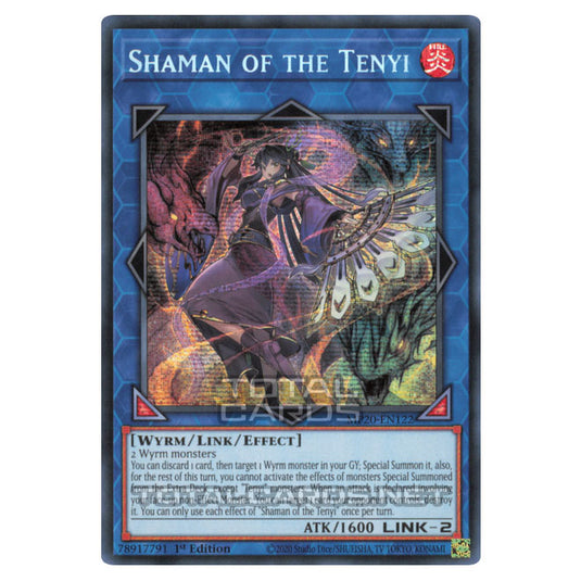 Yu-Gi-Oh! - 2020 Tin of Lost Memories - Shaman of the Tenyi (Prismatic Secret Rare) MP20-EN122