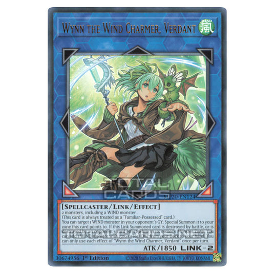 Yu-Gi-Oh! - 2020 Tin of Lost Memories - Wynn the Wind Charmer, Verdant (Ultra Rare) MP20-EN124